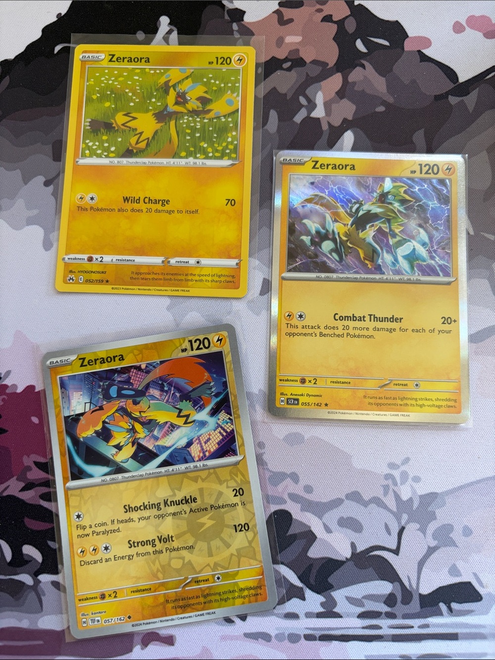 ⚡ Zeraora Pokémon Character Card Lot | 3 Holo & Reverse Holo Cards ✨5/$25✨